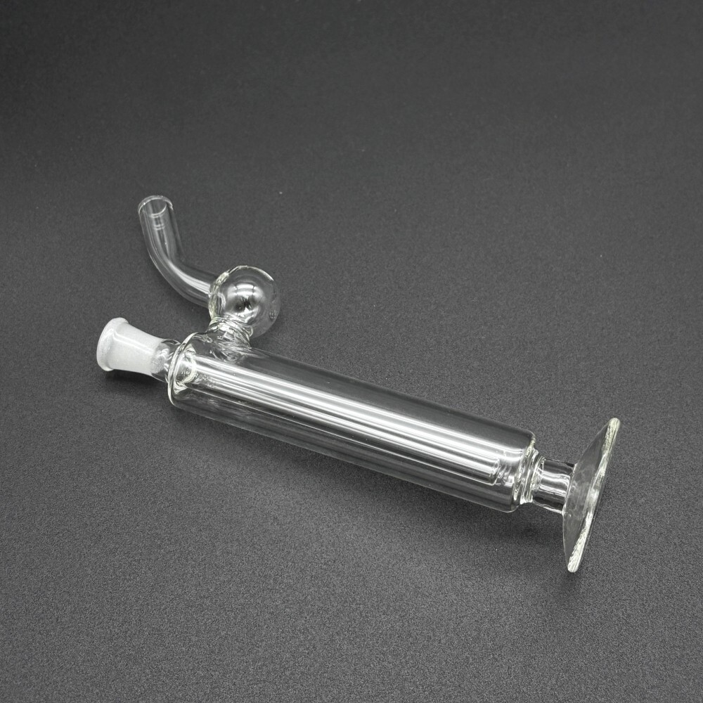Protable 6.7″ Glass Bong Hookah Clear Test Tube Smoking Water Pipe Shisha W/Bowl