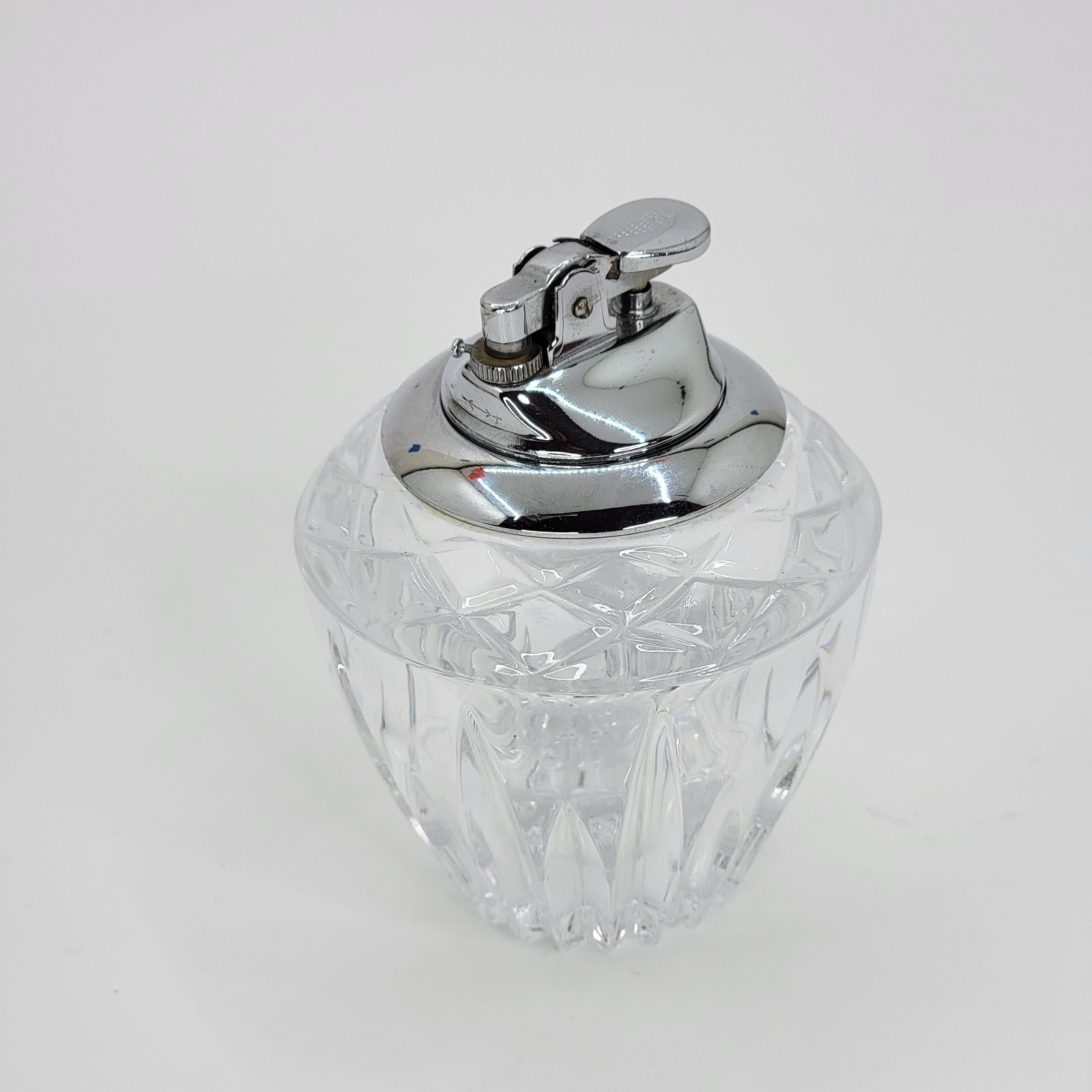 working Princess House Highlights crystal glass table lighter