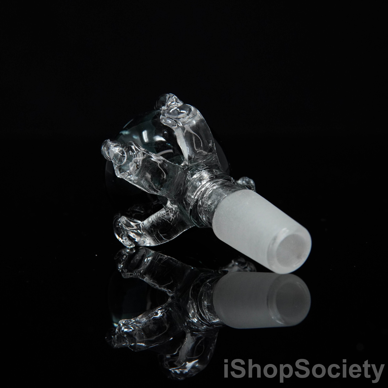 3″ Dragon Claw Slide Bowl 14mm Water Pipe Hookah Head Piece Thick Glass Bowl BK