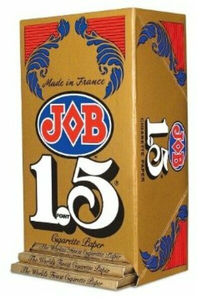 JOB 1.5 Gold Rolling Papers (50 Count Box) 100% Authentic!