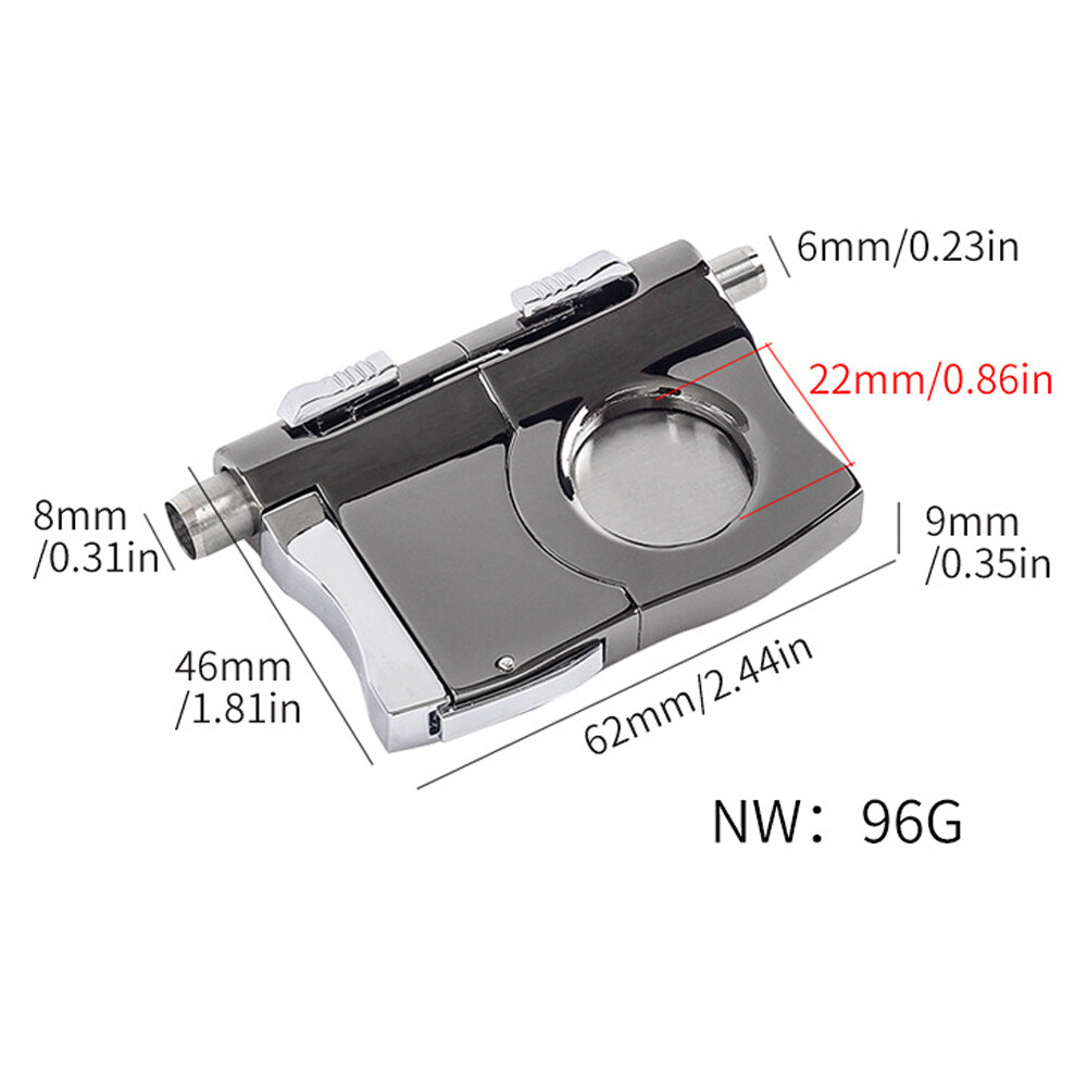 Cigar Cutter Punch Built 2 Punches Tool Stainless Steel Blade scissors accessori