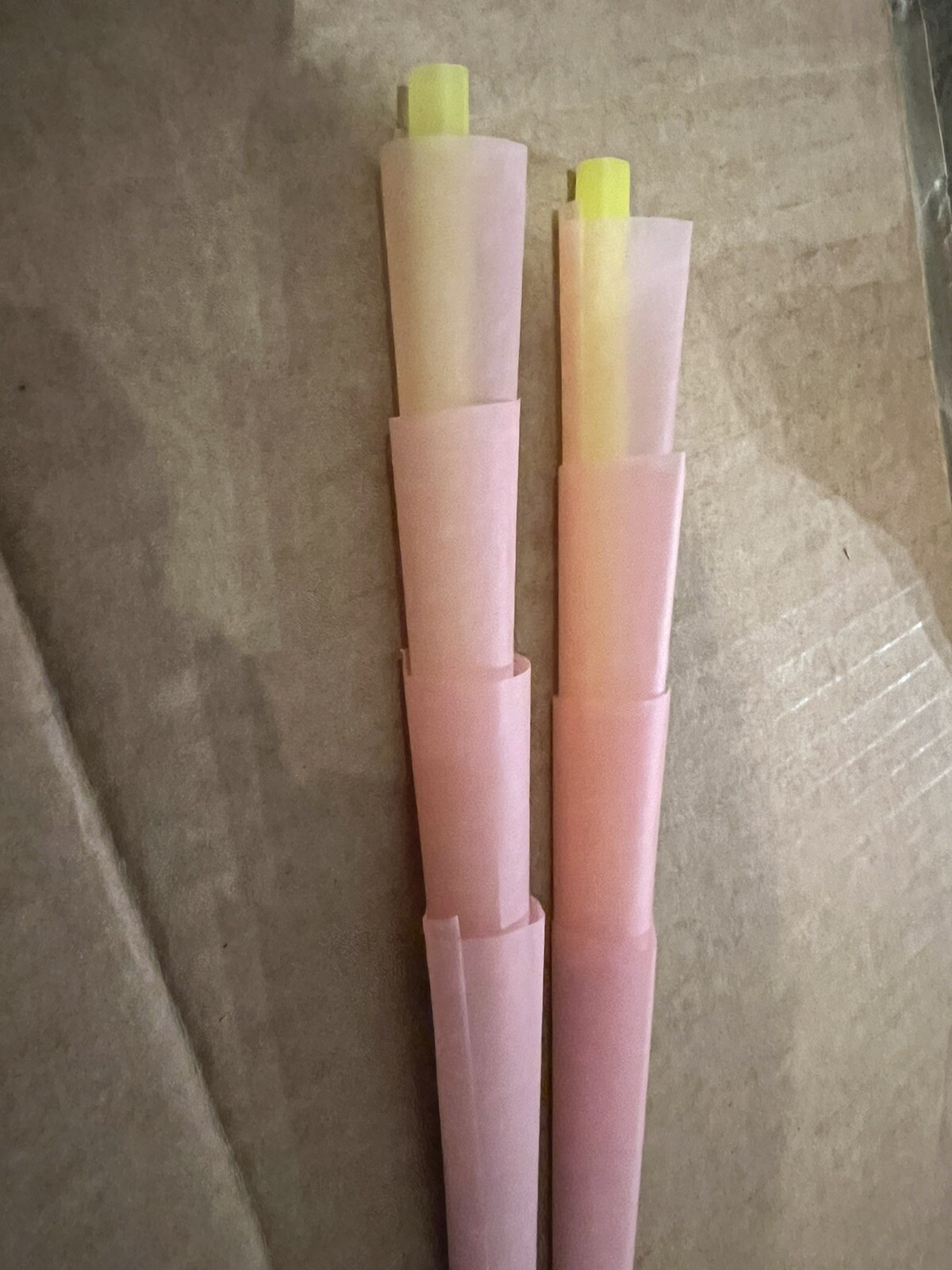 Unbleached Pretty Pink King Size Natural Rolling 8 Cones Pack FREE S/H