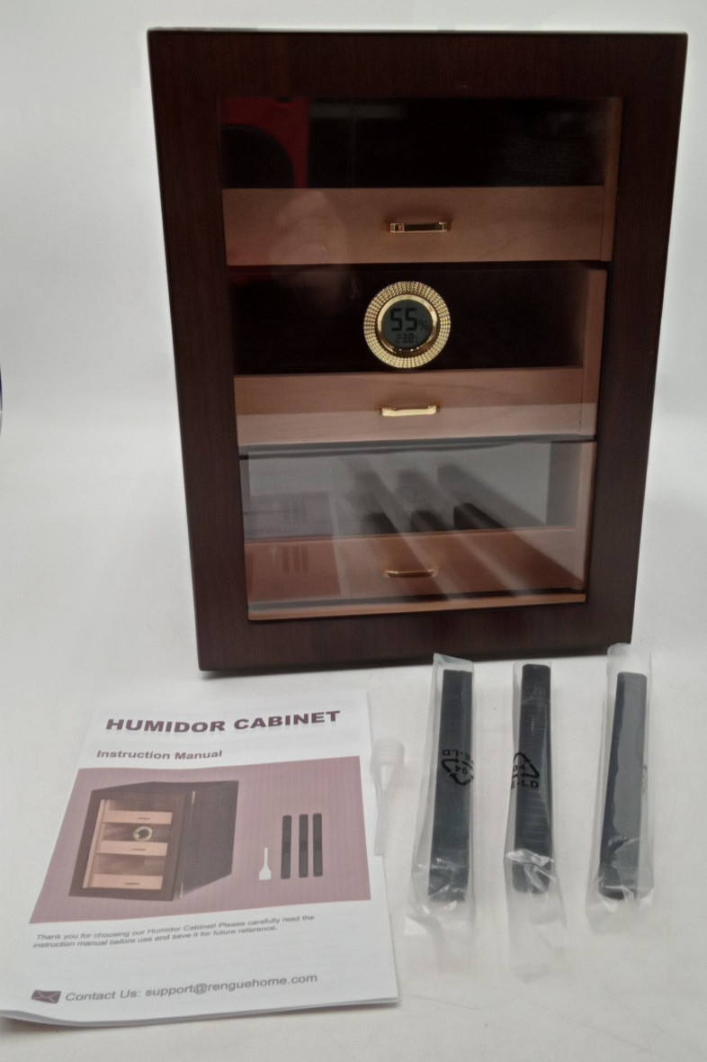 Cigar Humidor Cabinet Cigar Cabinet Humidor with Spanish Cedar Wood Drawer