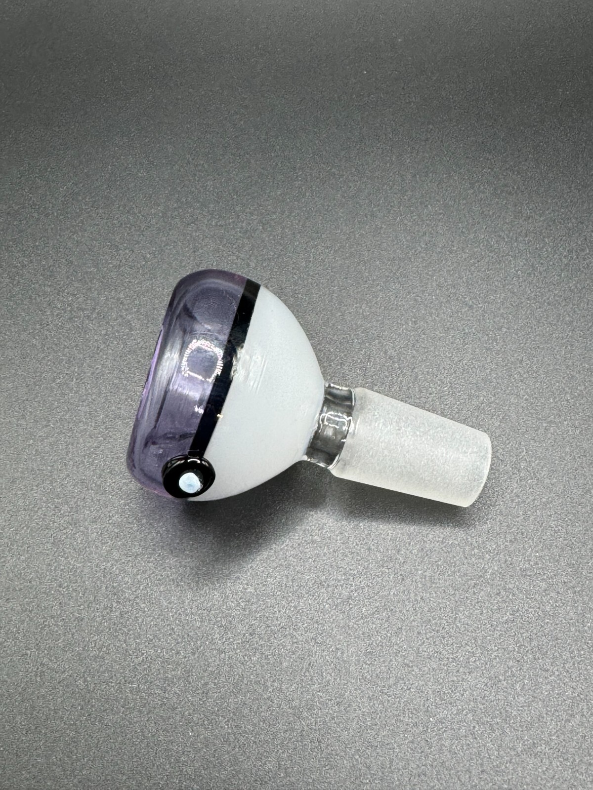 14mm Pokémon Purple Pokeball Male Glass Bowl Piece Slide Replacement