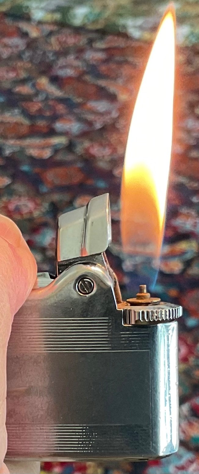 Vintage Ronson Premier Lighter / Serviced. Made In England.