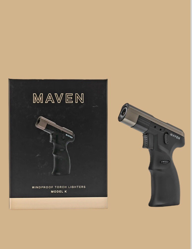 Maven Wind proof Lighters Model K (Carbon Fiber) SEALED BoX FREE SHIPPING