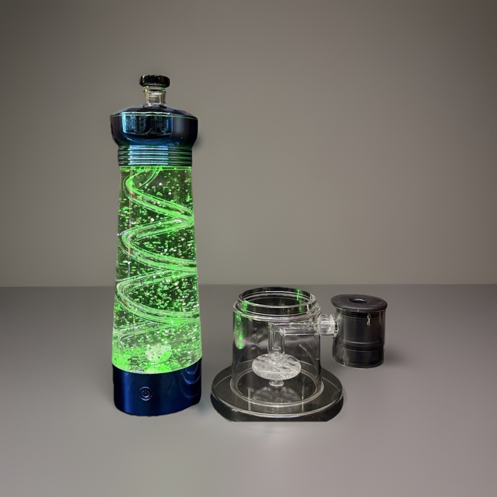 Lava Lamp Water Pipe! w Charger, Box, Lights Up! Detachable for Easy Cleaning!