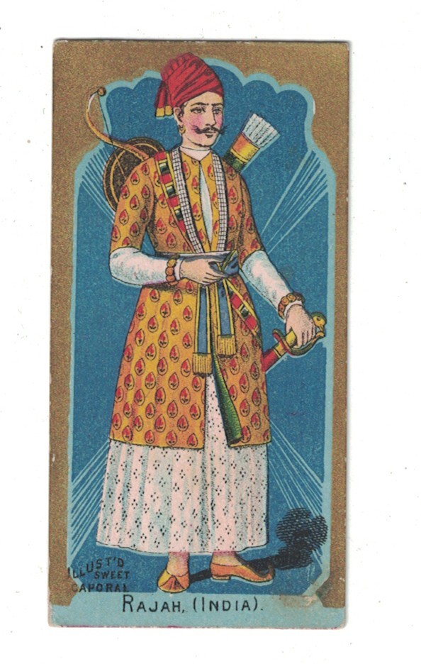 N224 Kinney Military Rajah (India) Tobacco Card