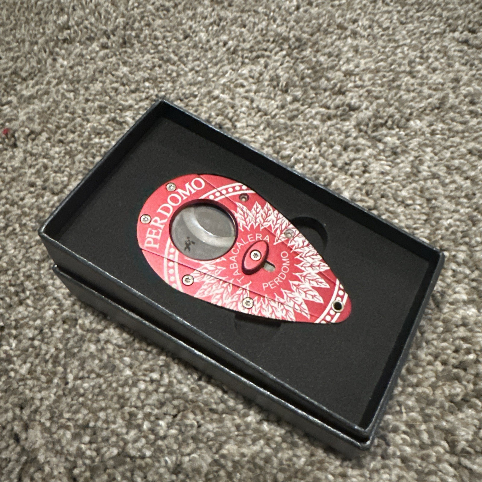 Xikar Xi1 Perdomo Branded Cigar Cutter – Red – New