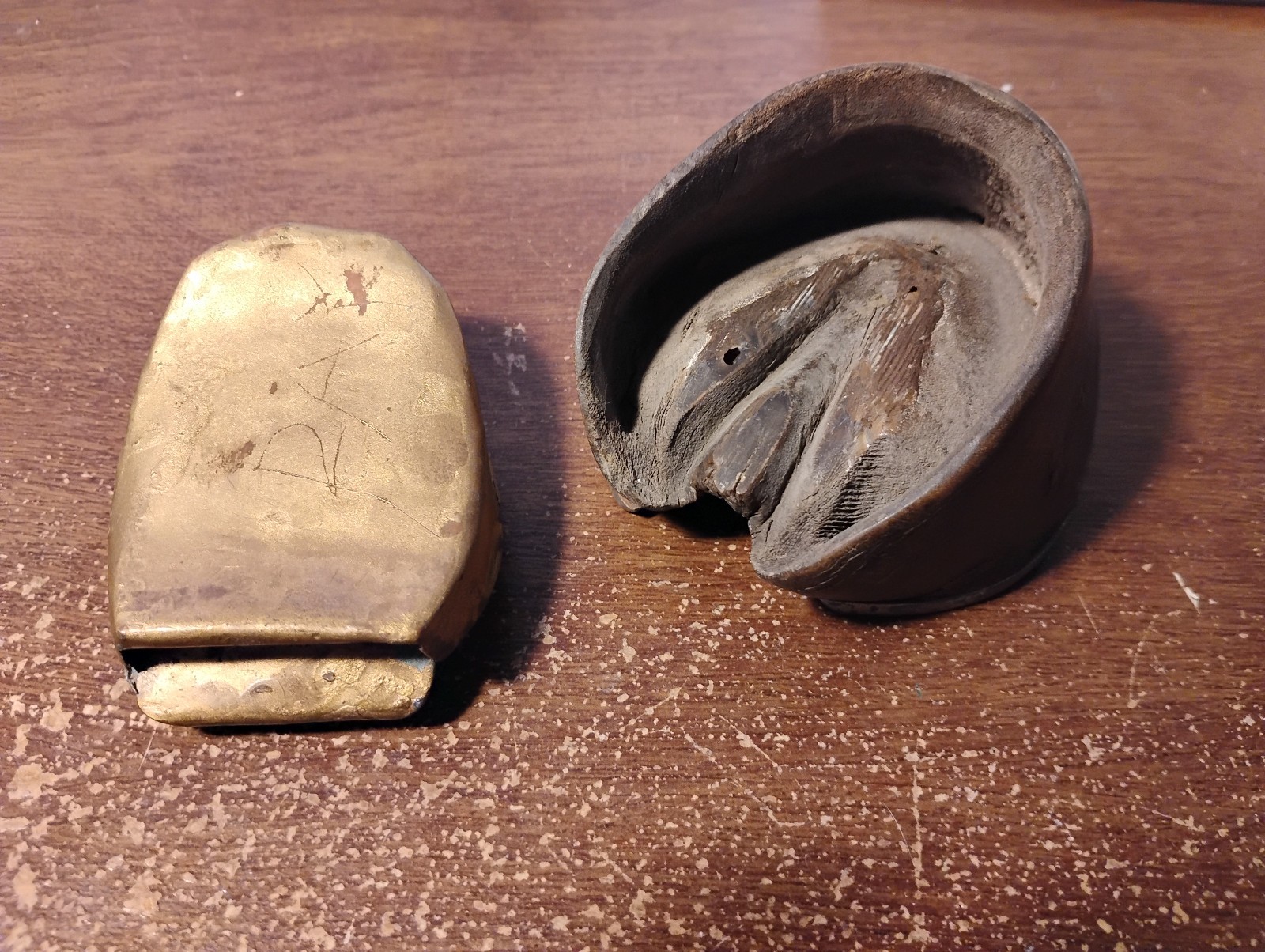 Vintage Horse Hoof Horseshoe Ashtray Equestrian Taxidermy