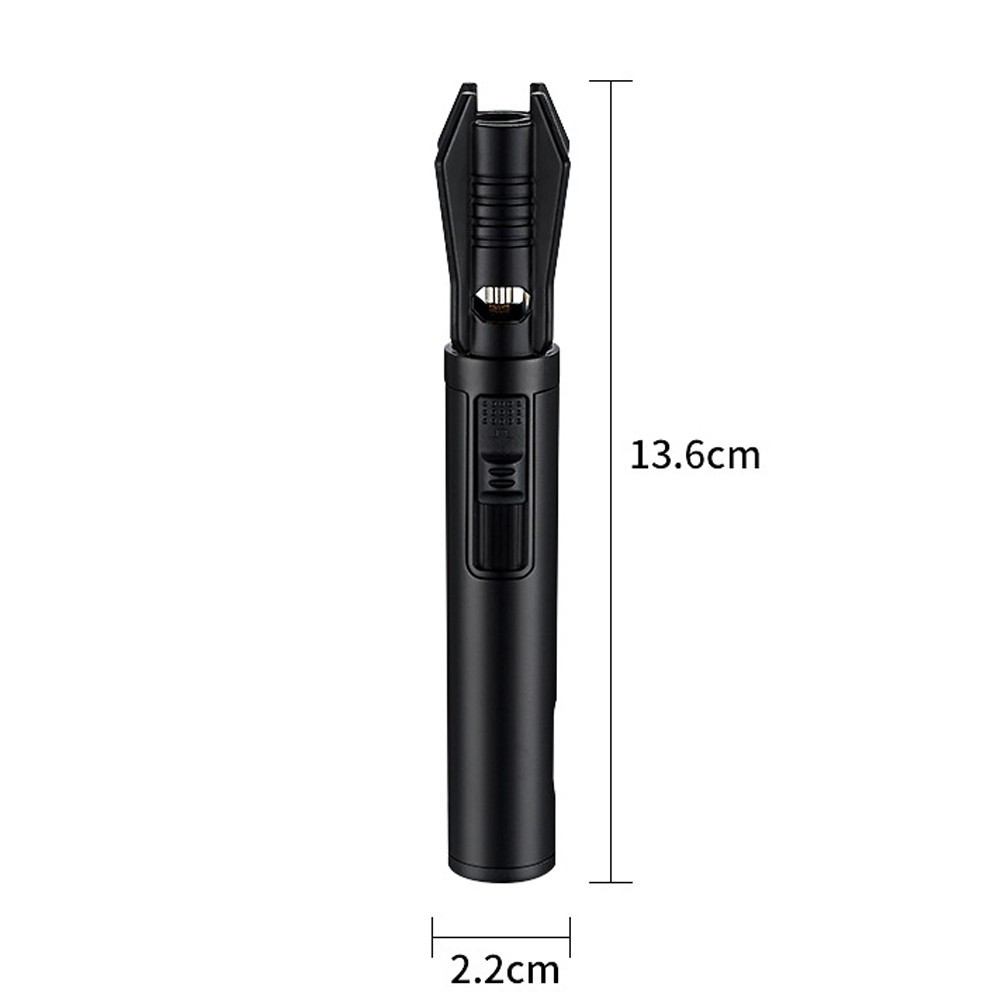 Metal Spray Gun Torch Lighter, 1300°c Blue Flame, Butane Gas for Camping