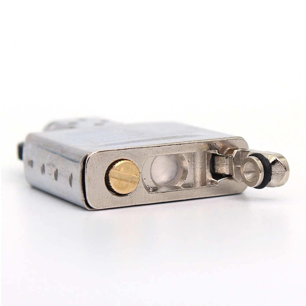 Zippo replacement fluid lighter insert plus Metal fuel saving gasket/ Silver