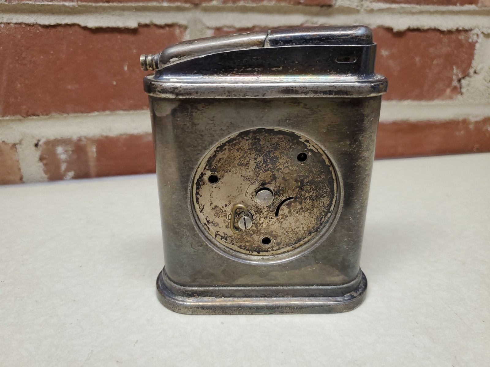 Vintage 1940s Phinney Walker Clock Table Lighter | Working Condition | VERY RARE