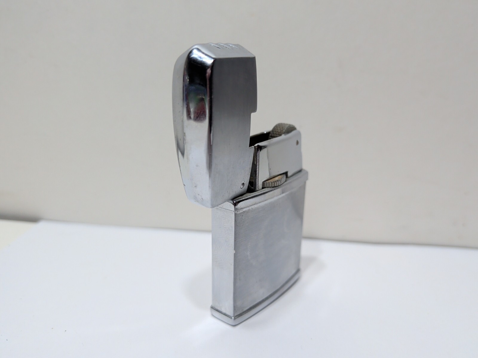 ✨VINTAGE✨ Hadson Sparky Super Quality Chrome Silver Tone Cigarette Lighter Japan