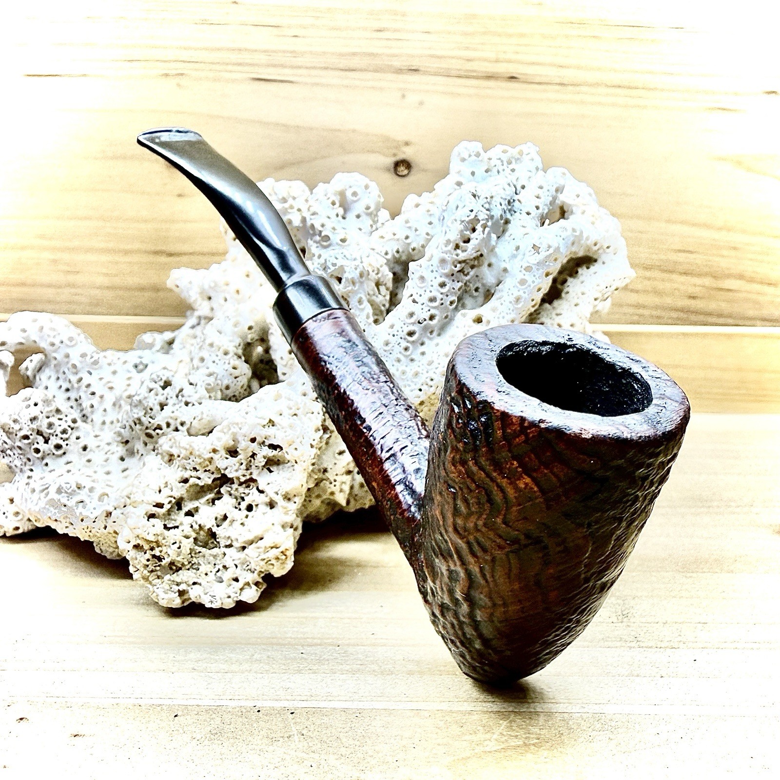 26g EARLY STANWELL DE LUXE (882?) SANDBLASTED STRAWBERRY DANISH ESTATE PIPE
