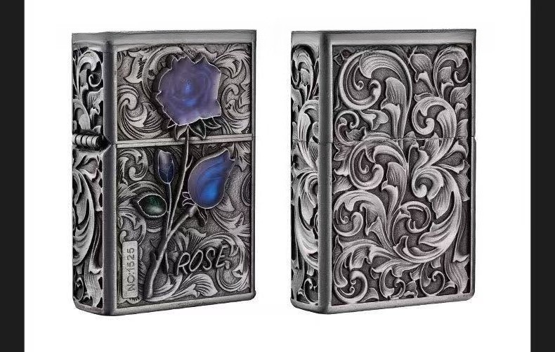 ZORRO Black Titanium Constantine Armor Windproof Kerosene Lighter Luxury Pro