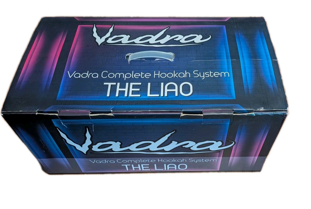 23″ Hookah Set – LIAO by Vadra Hookah Complete 1 Hose Set Open Box New Rainbow