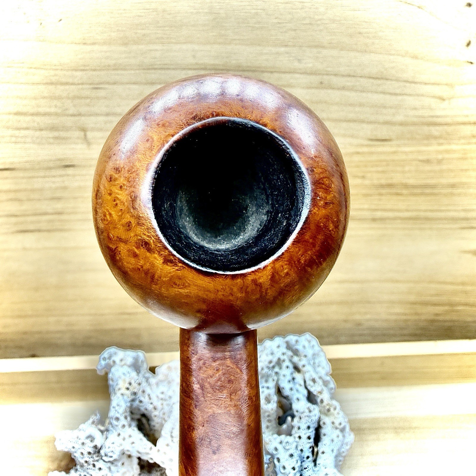 52g ED BURAK CONNOISSEUR N.Y.C HAWKBILL SWAN NECK ESTATE PIPE