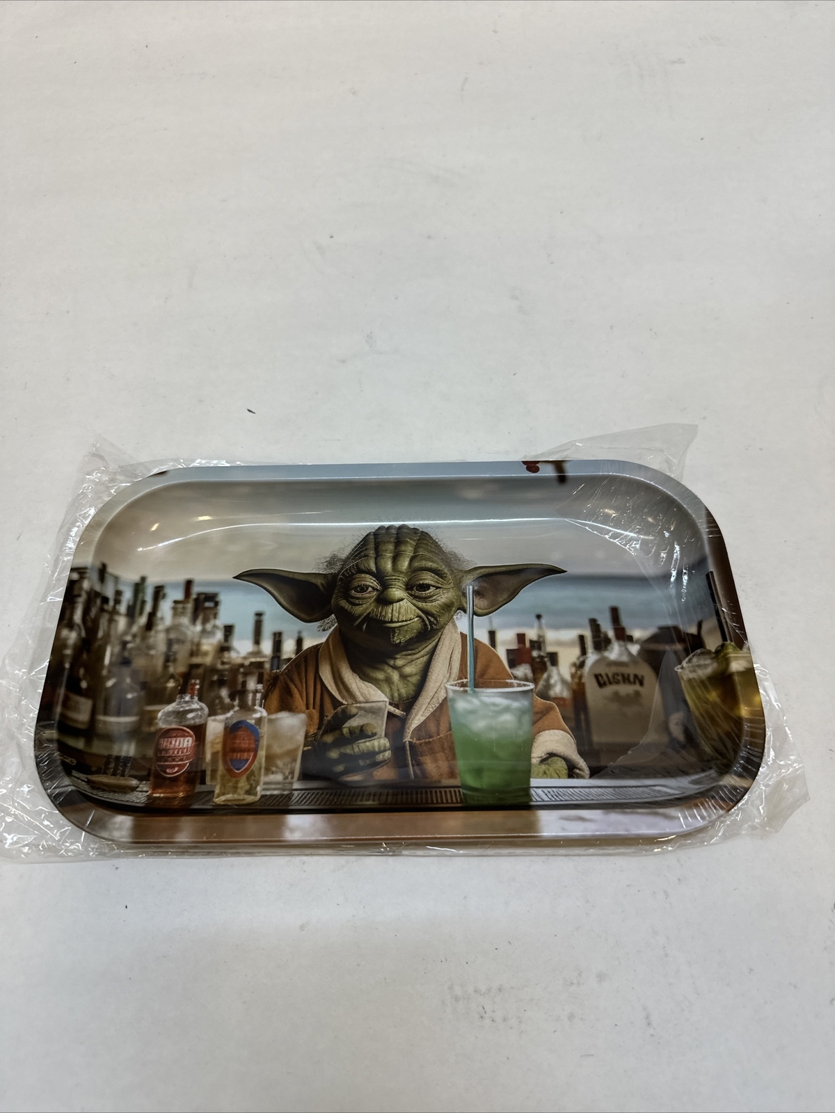 BABY YODA METAL ROLLING TRAY