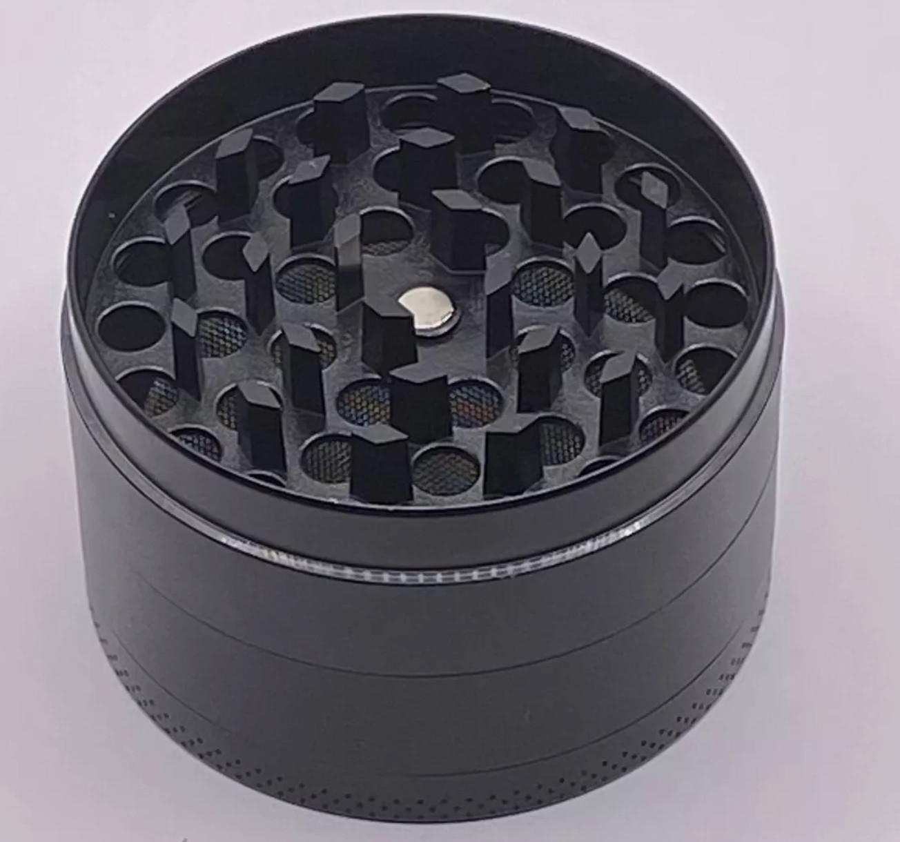 2.5″ 63mm Tobacco CBD Grinder Spice Large Alloy Smoke Crusher 4 Pieces Metal