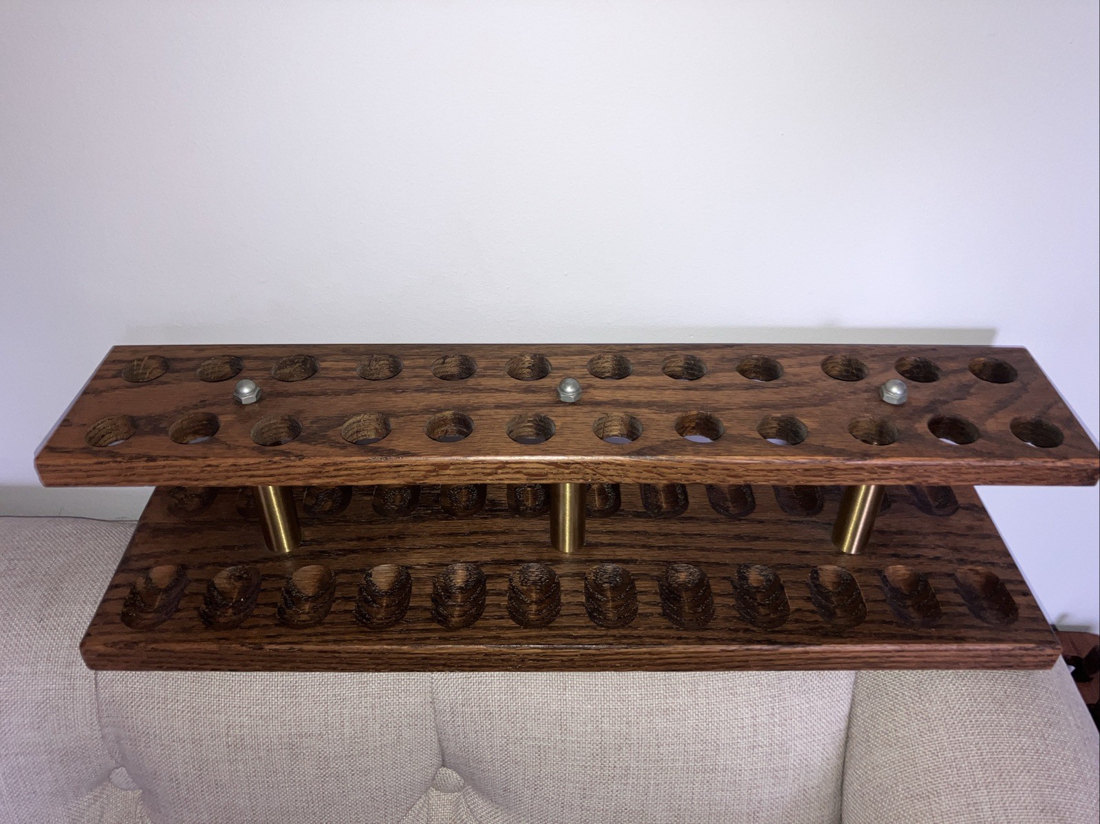 Netop 24 Pipe Wooden Rack Stand VERY Good Condition Make Offer
