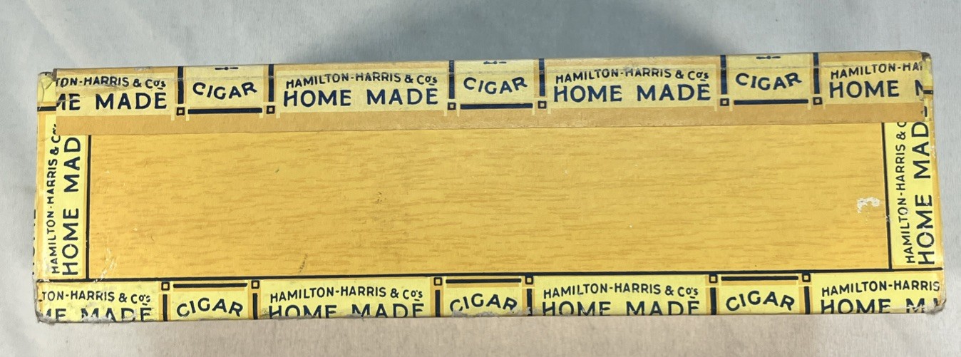 📦Vintage Hamilton-Harris & Co’s Home Made – Cigar Box F/SH