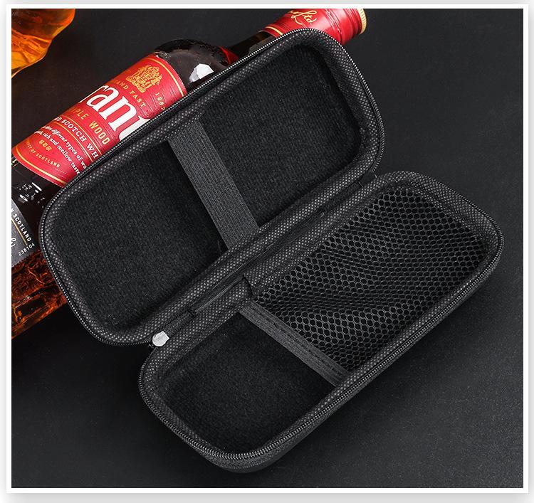 Portable Cigar Case Light Weight Travel Storage Bag Pouch Cigar Lighter US