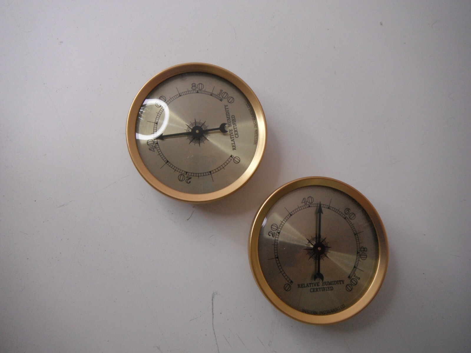 22 Western Humidor ACC-ANALOG Analog Hygrometer Relative Humidity & Temperature