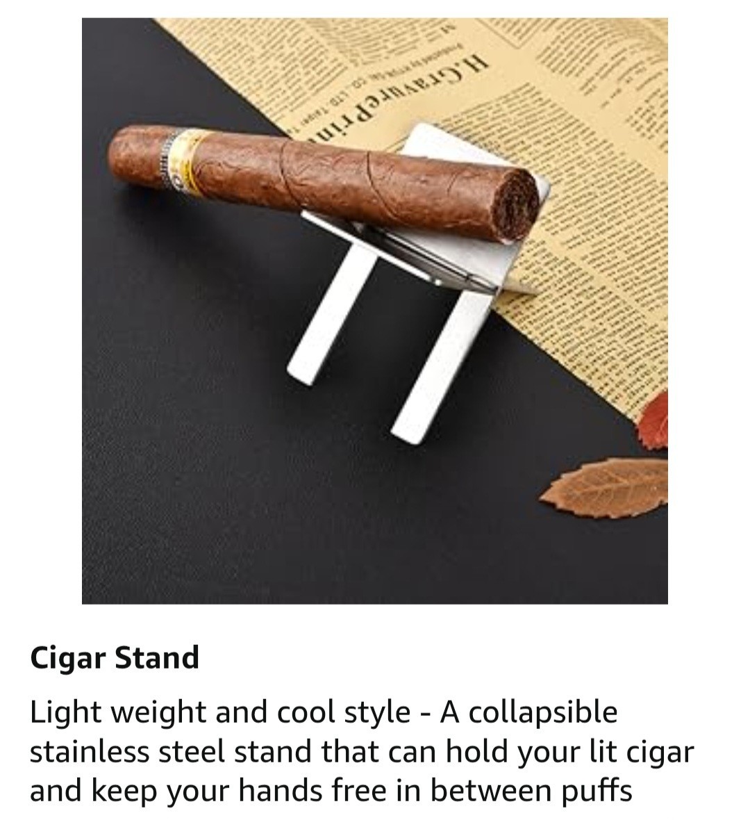 Commoda Desktop Cigar Humidor Hygrometer & Removable Slotted Wood Shelf/Tray