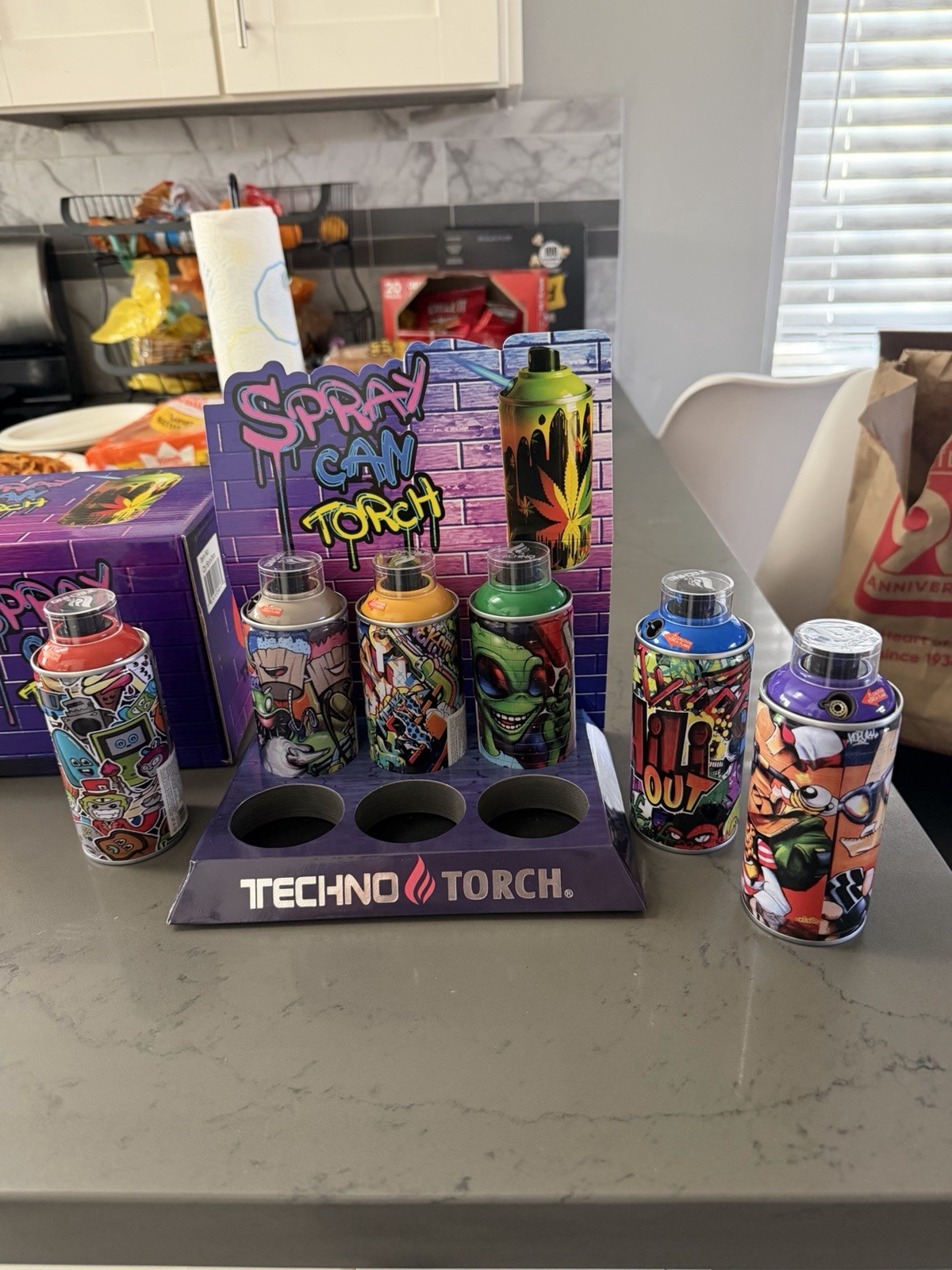 TECHNO SMALL SPRAY CAN TORCH-COUNT 1