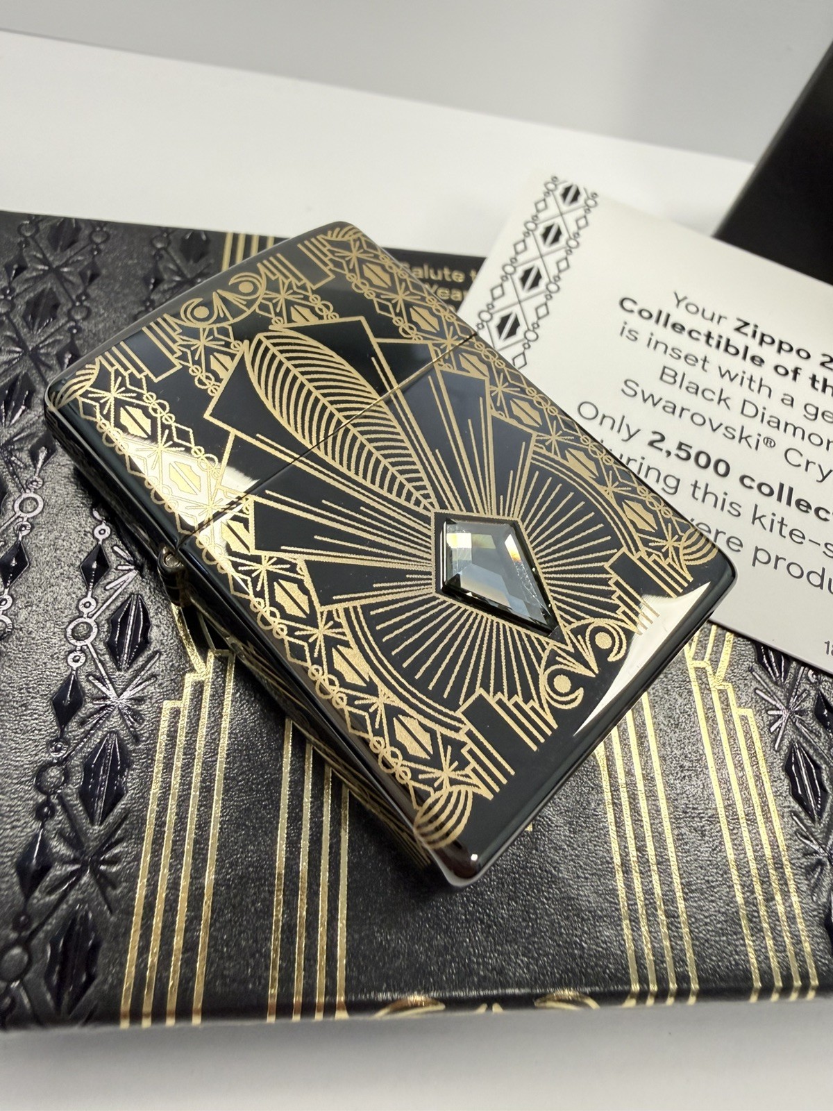 Zippo Lighter 100 Years Art Deco 2021 EU COTY Limited 2500 NEW & BOXED RARE
