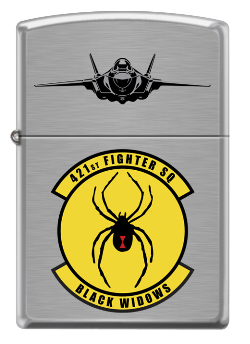 421st Fighter Squadron Black Widows Zippo MIB USAF F-35A Lightning II BC