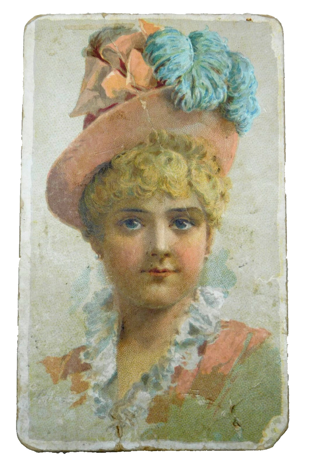 1890’s Stars of the Stage Actresses Cigarette Card Dukes Honest Long Cut Tobacco
