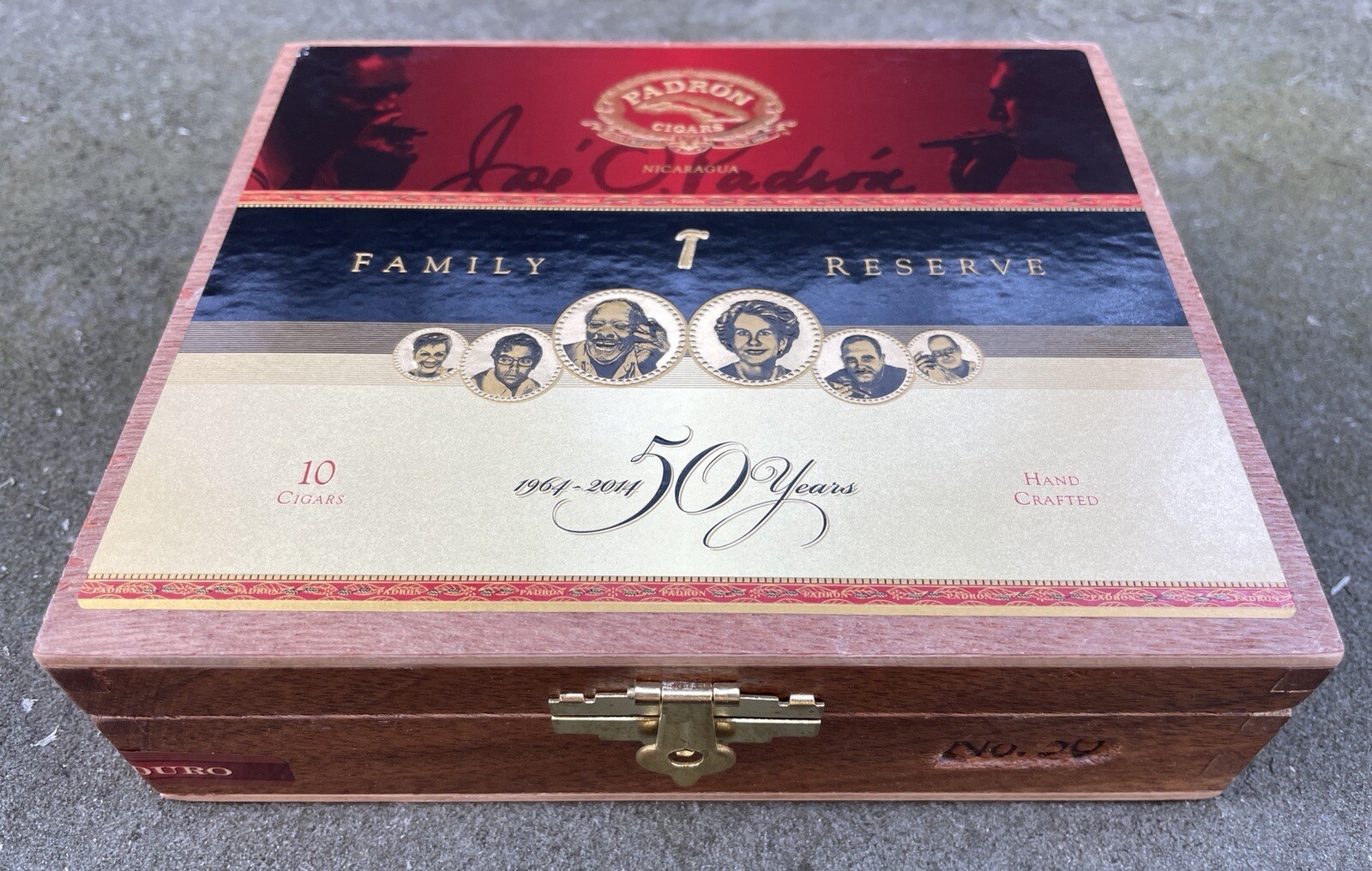 Padron Family Reserve, 50 Years Empty Cigar Box, No Cigars