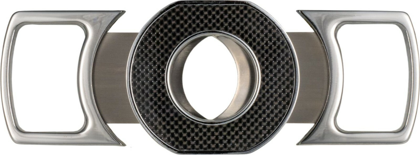 PASSATORE CIGAR CUTTER CHROME / BLACK 23 mm ** IN GIFT BOX **