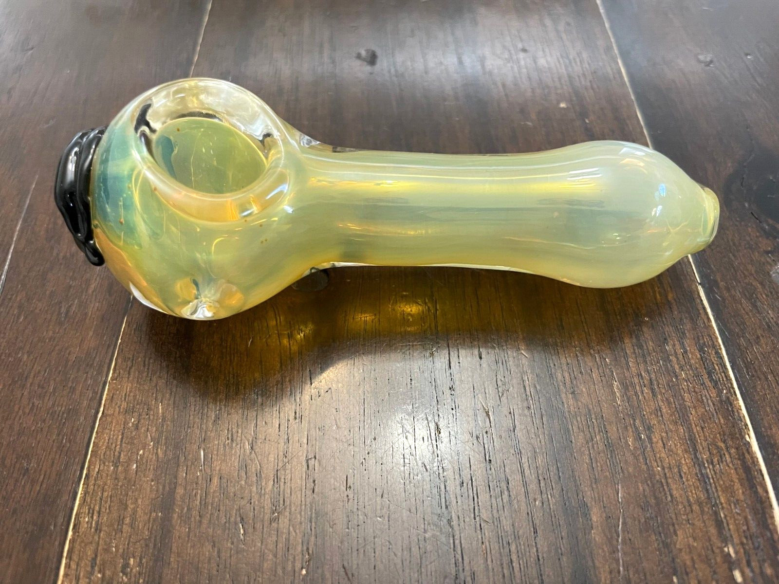 4.5” Premium Glass Pipe Bowl Iridescent Eye Colors Vary
