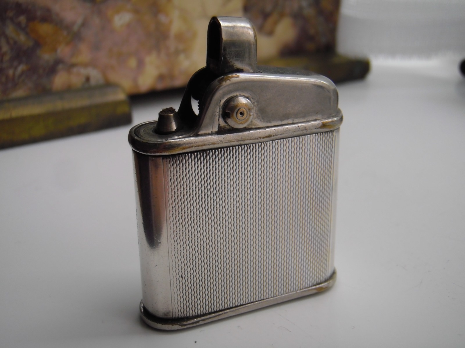 Rare Fork lighter, silver body wrap