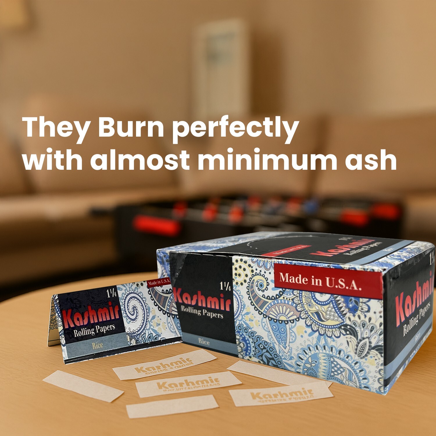 Rice Rolling Papers Ultra Thin 50 Pack 1.25 1 1/4 Size 50 Pack = 1600 Leaves