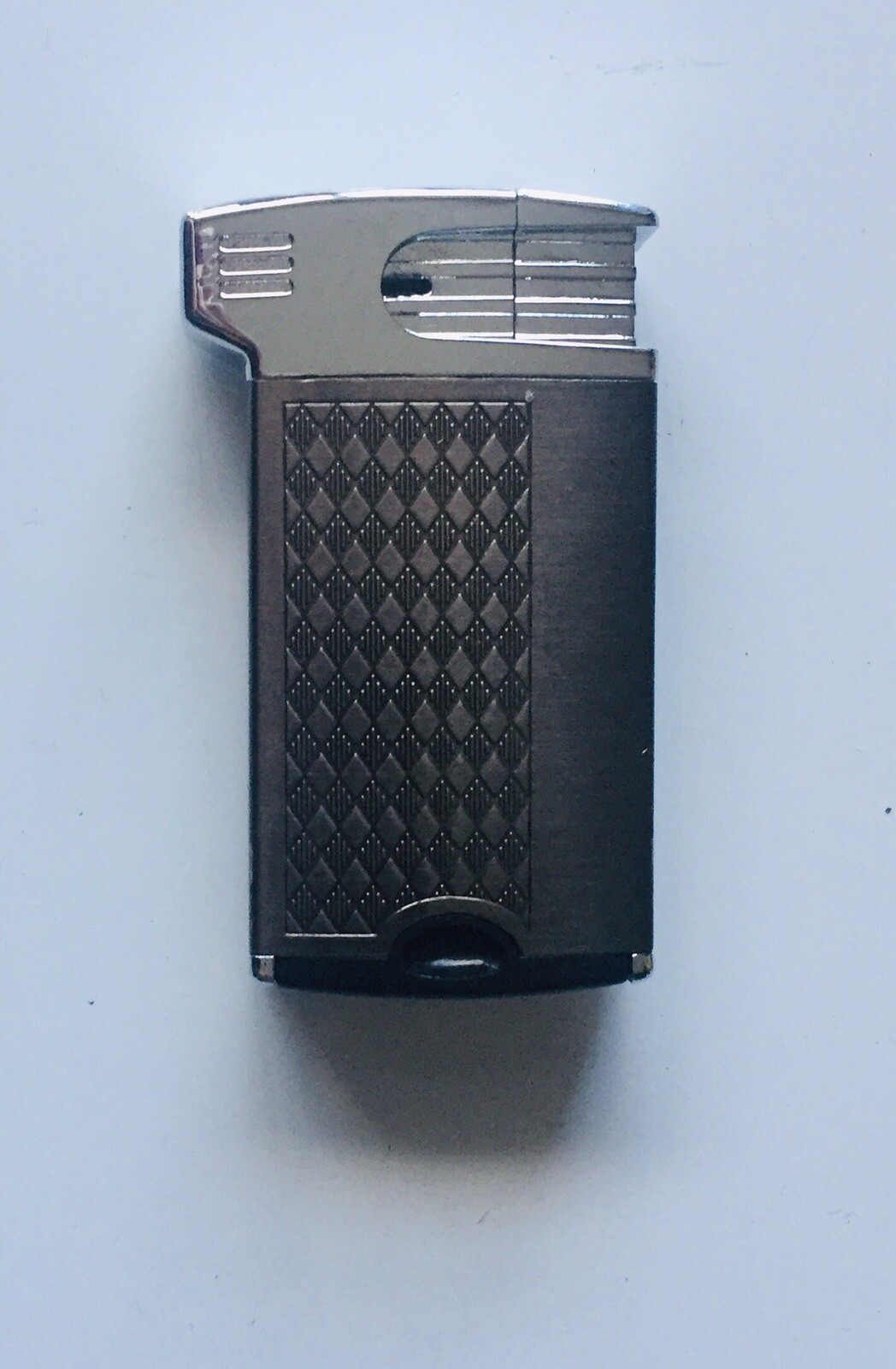 2 IN 1 Glowing Legend Refillable Butane Lighter W/Built in Cigar Cutter (ONE)