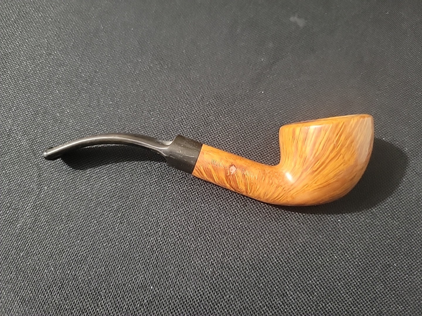 Vintage Wally Frank Straight Grain Briar Smoking Pipe Great Condition