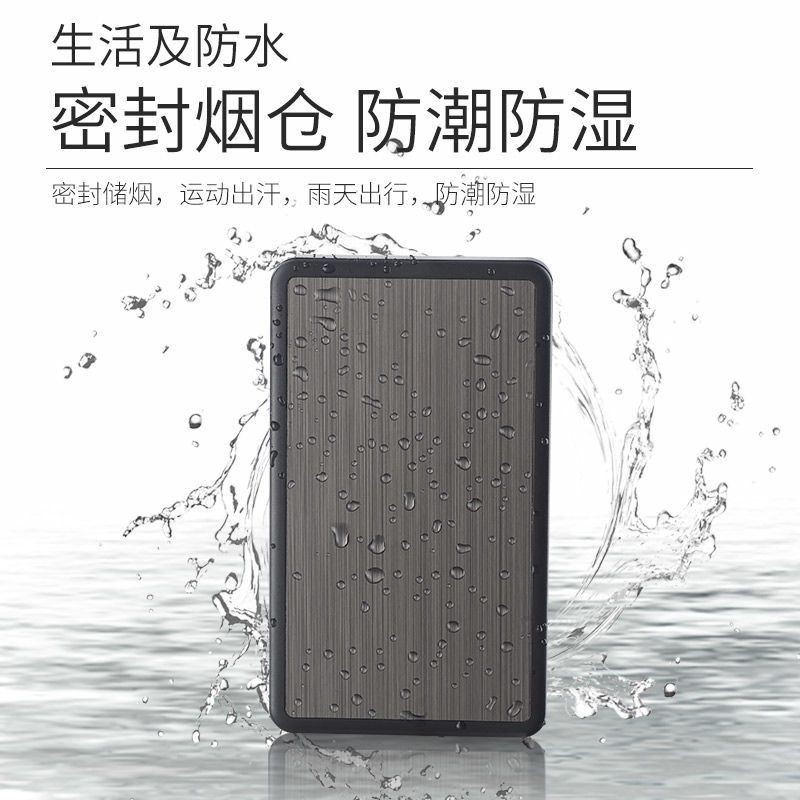Automatic Flip Cigarette Case 20 Slim Stick Portable Anti Pressure Unisex