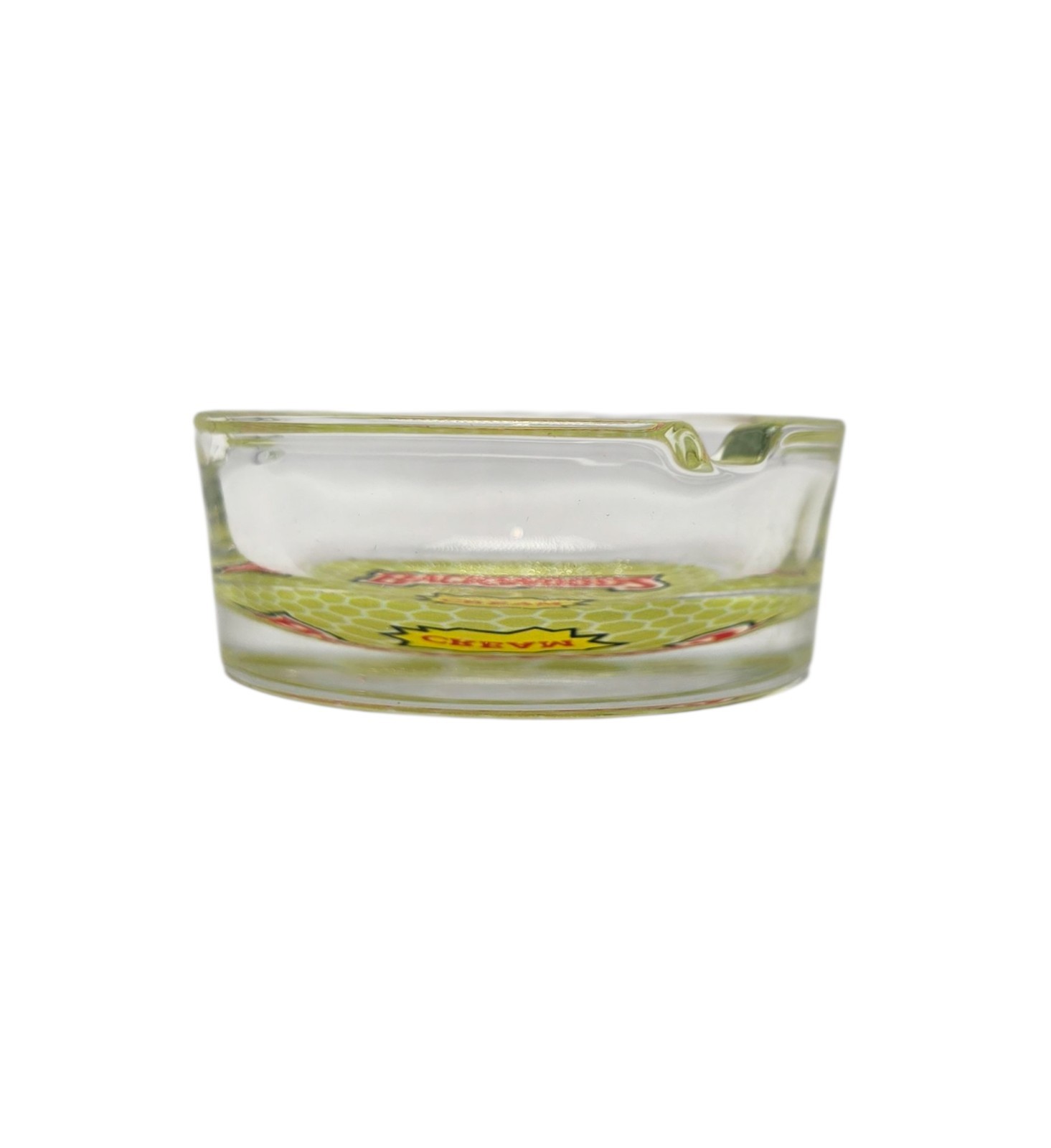 Glass Fashion Ashtray – Assorted design – (6 Count Display) Free Shipping