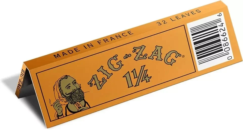 ZIG-ZAG Rolling Papers French Orange 1 1/4 (6 Booklets)