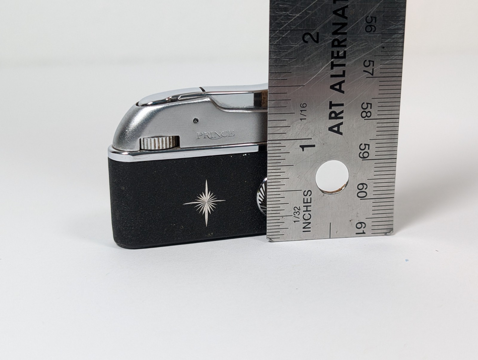 Vtg Prince Gas Dolphin Lighter Citizen Black RARE Untested
