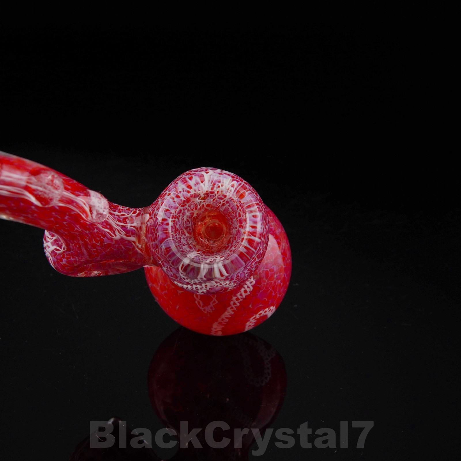 6.5″ Handmade Fumed Gold Hammer Bubbler Sherlock Tobacco Smoking Bowl Pipes