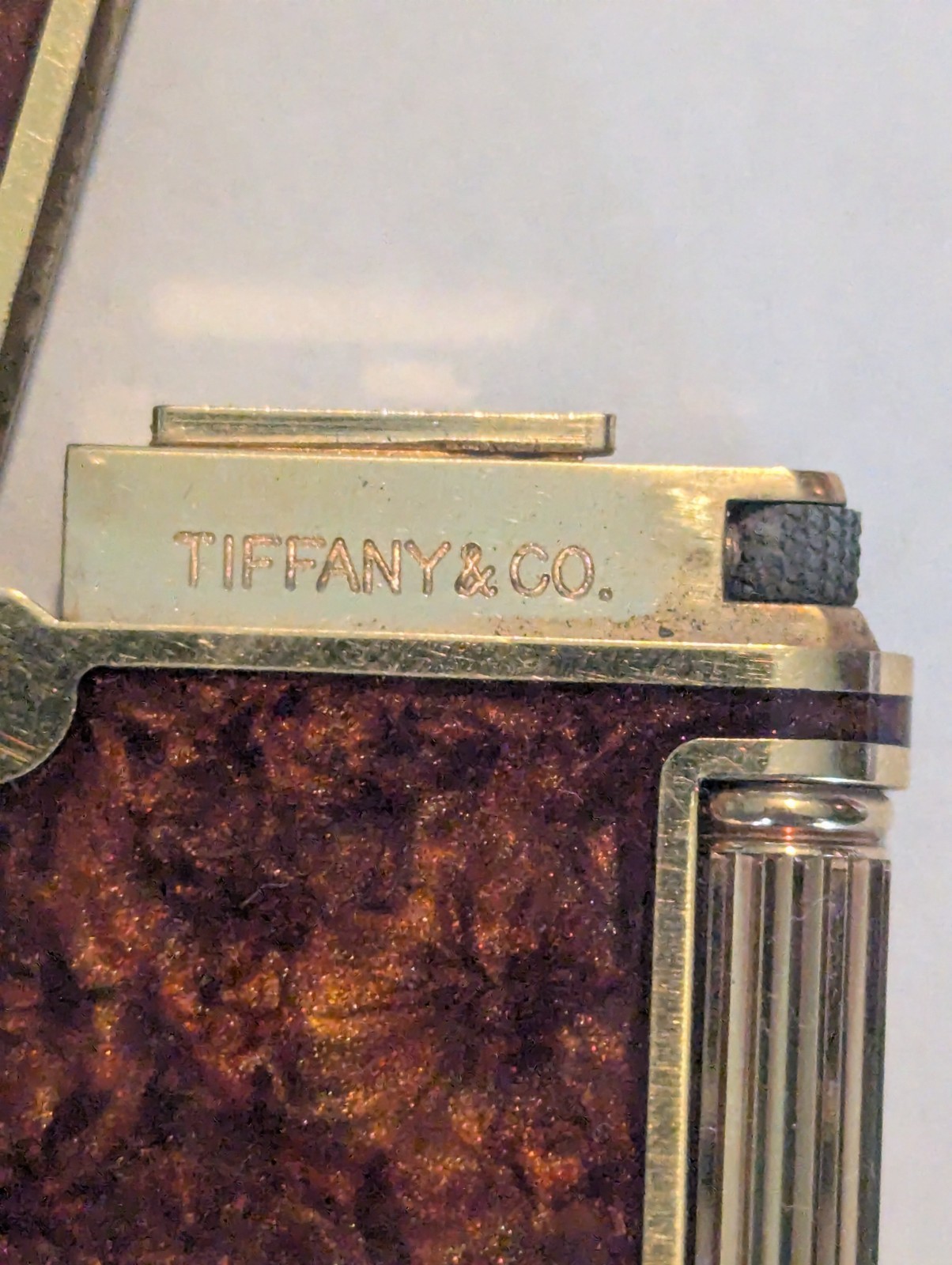 2 Vintage Tiffany & Co. Japan Butane Lighters Gold Tone Repair Parts