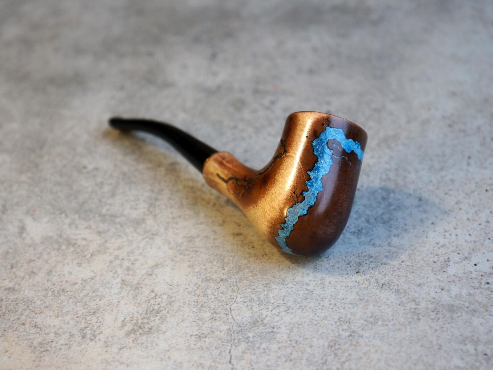 New mini 4″ tobacco smoking pipe, handcrafted pear wood pocket pipe