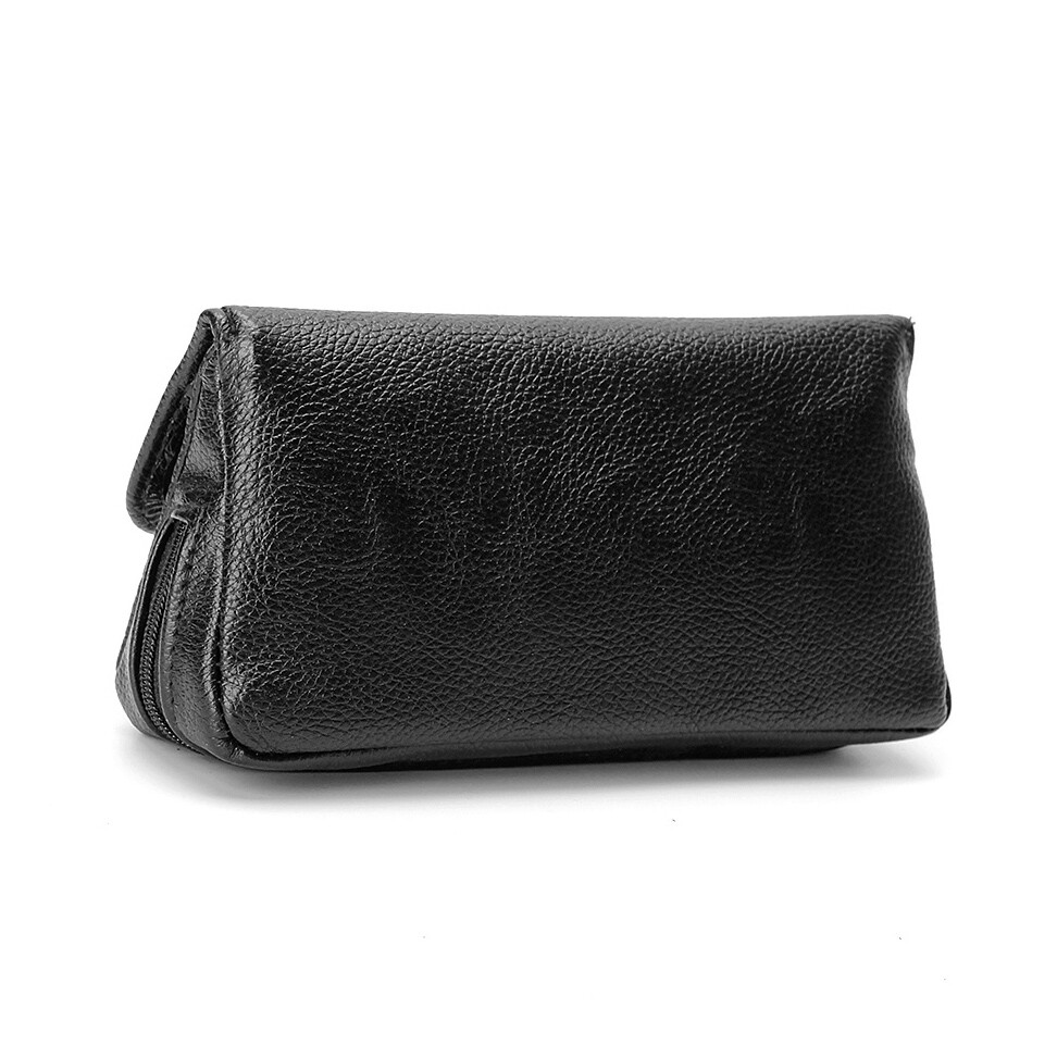 OLD FOX Tobacco Pouch PU Leather Bag for 2 Pipe Smoking Accessories Portable Bag