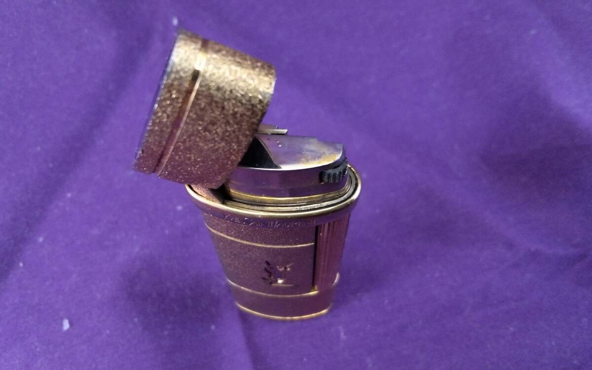 YSL Lighter Gold Embossed Model, Missing Bottom Cover, 1-Year