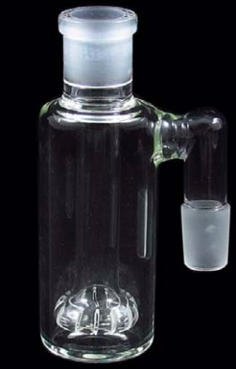 5.5″ BIG BARREL14MM CLEAR HOOKAH WATER PIPE ASH CATCHER SHOWERHEAD PERC 90DEGREE